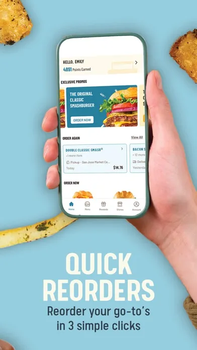 Captures d'écran de Smashburger - Burgers & Shakes
