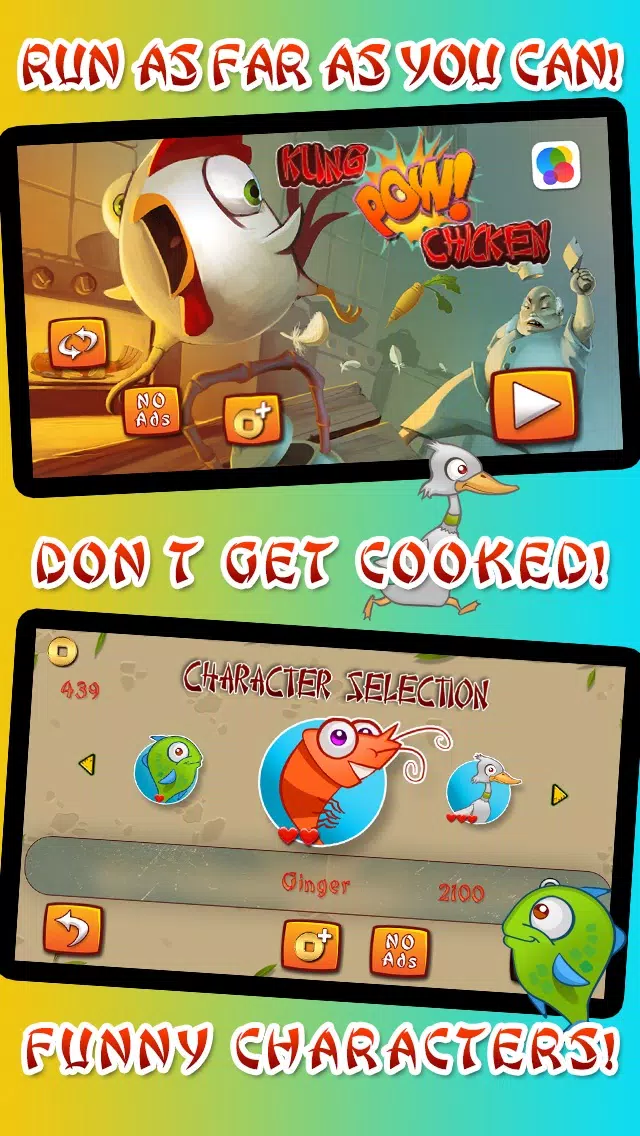Скриншоты Kung Pow Run Adventure - A Funny Chicken Escape Challenge