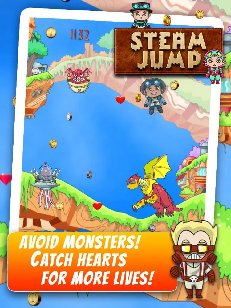 Скриншоты Steam Jump - Flying Steampunk Super Hero iPad 