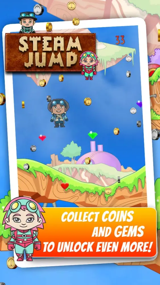 Скриншоты Steam Jump - Flying Steampunk Super Hero