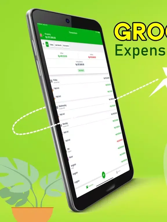 Groow - Expense Tracker iPad  Screenshots