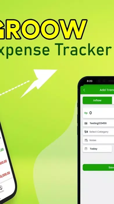 Groow - Expense Tracker Screenshots