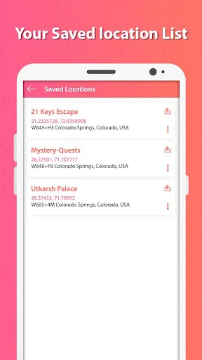 My Location - GPS Coordinates Screenshots