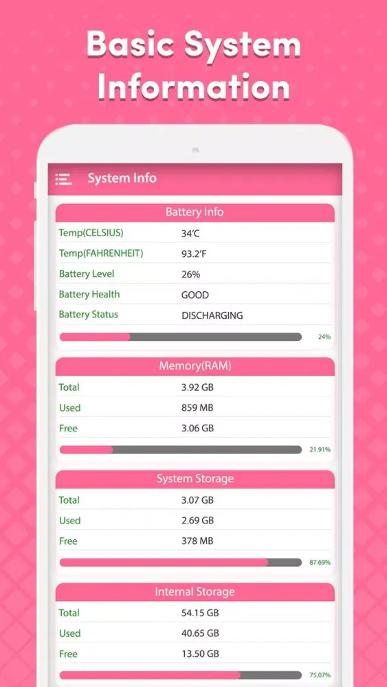 Quick Settings Screenshots
