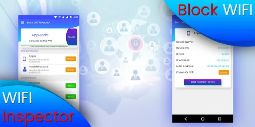 Tangkapan layar Block WiFi - WiFi Inspector