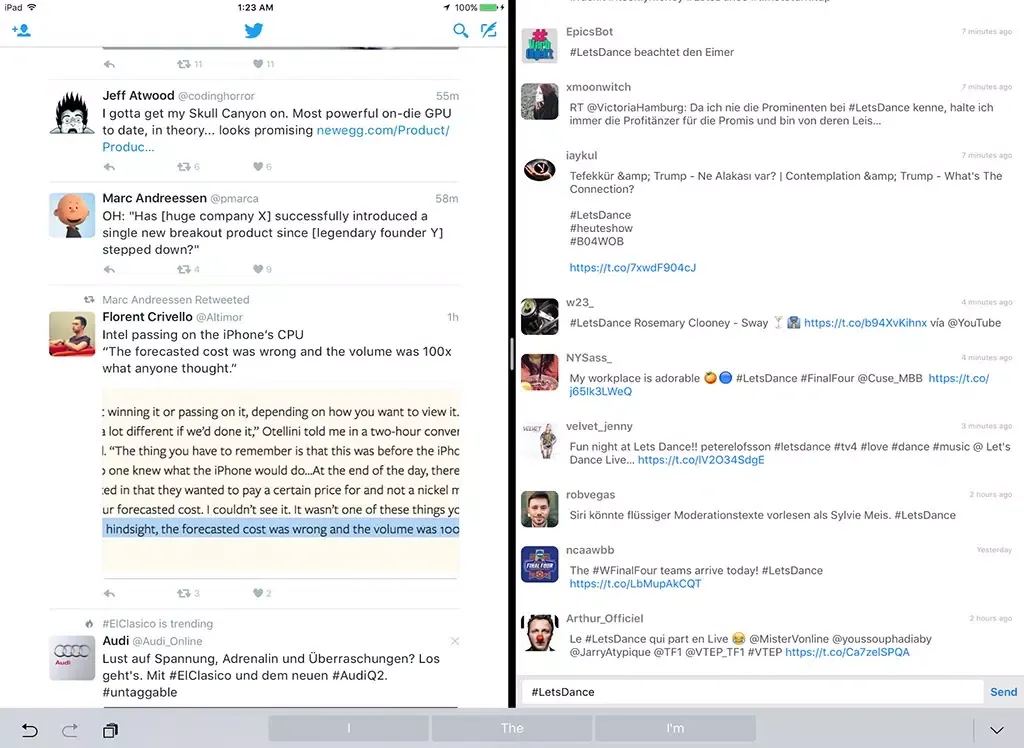 Fasttweet - Tweet with Trends iPad Screenshots