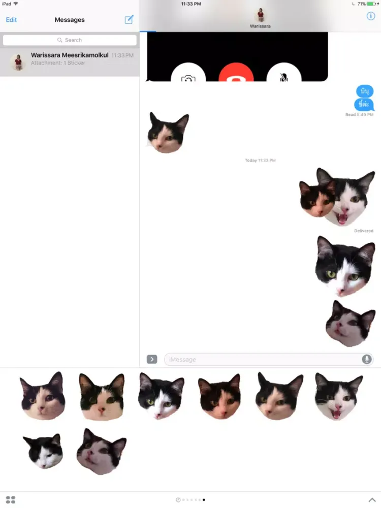 Скриншоты Muffin the cat iPad 