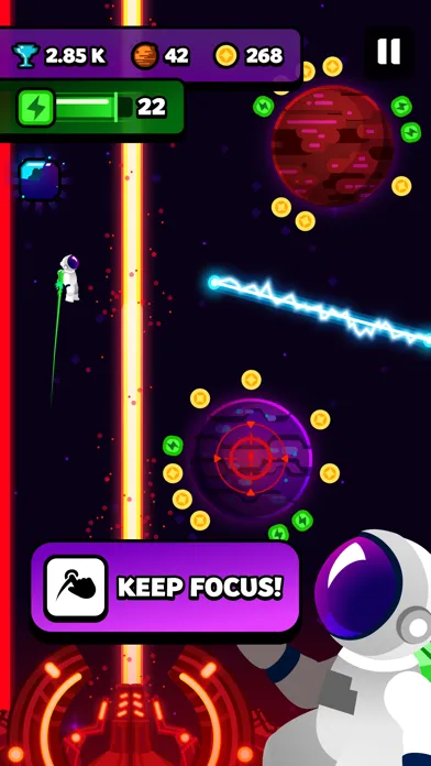 Capturas de pantalla de Cosmic Jumper: Don't Look Back