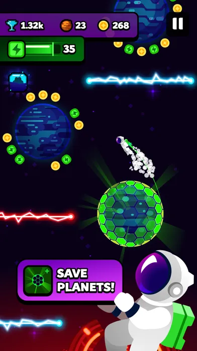 Capturas de pantalla de Cosmic Jumper: Don't Look Back