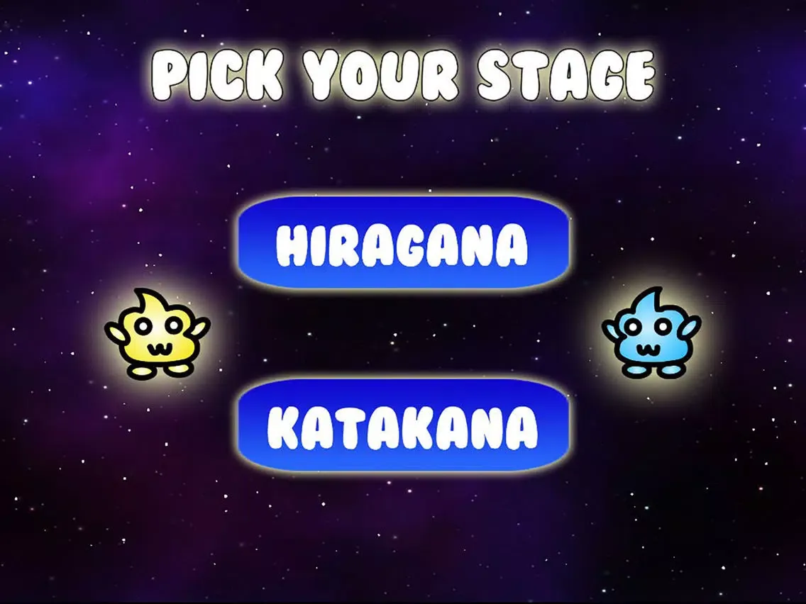 Capturas de tela do PuniPuni Kana Blaster iPad 