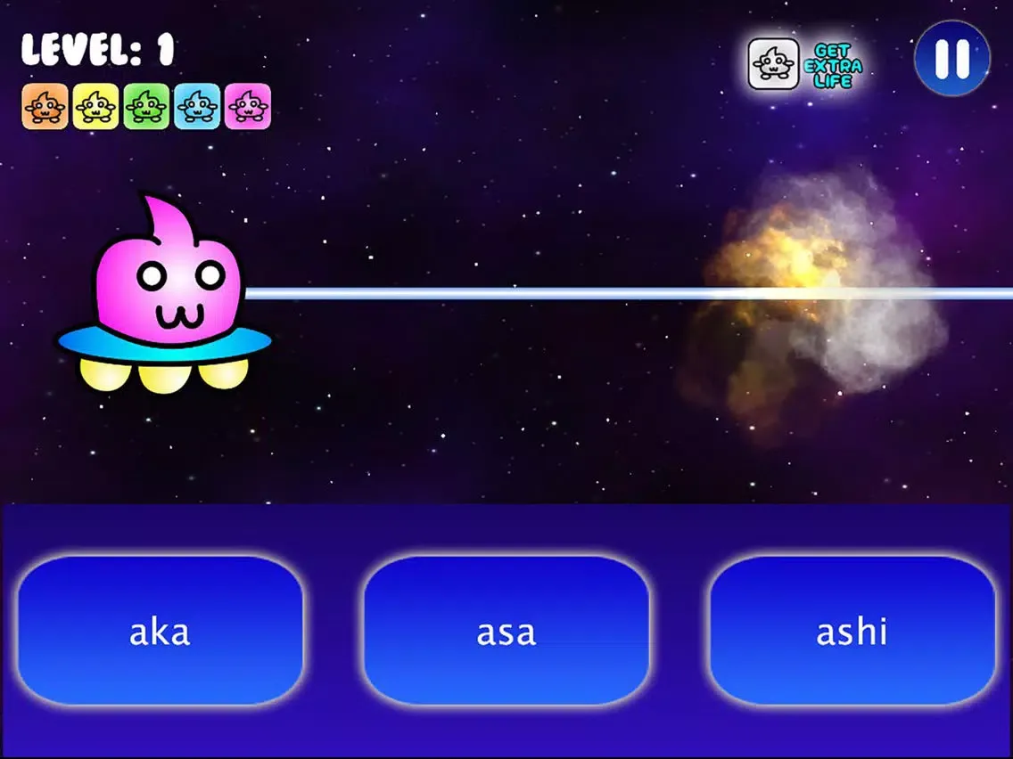 Capturas de tela do PuniPuni Kana Blaster iPad 
