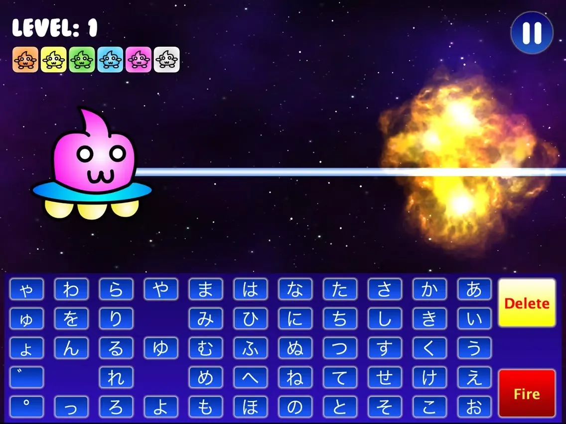 PuniPuni Kanji Blaster iPad  Screenshots