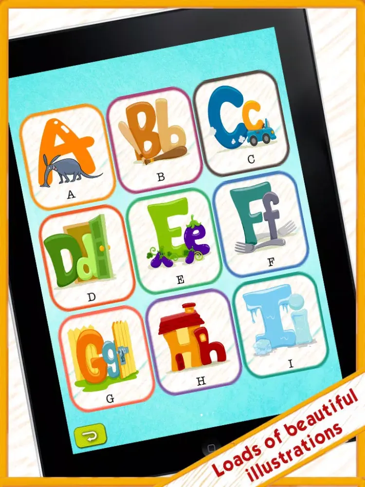 First Alphabet Book iPad  スクリーンショット