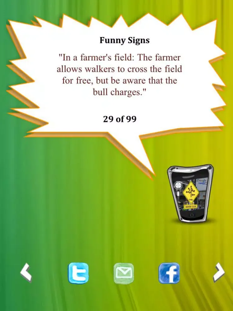 Funny Signs iPad  স্ক্রিনশট
