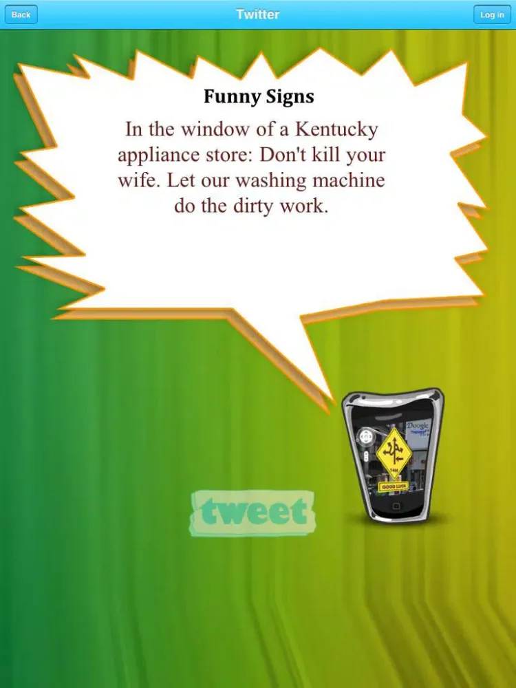 Funny Signs iPad  স্ক্রিনশট