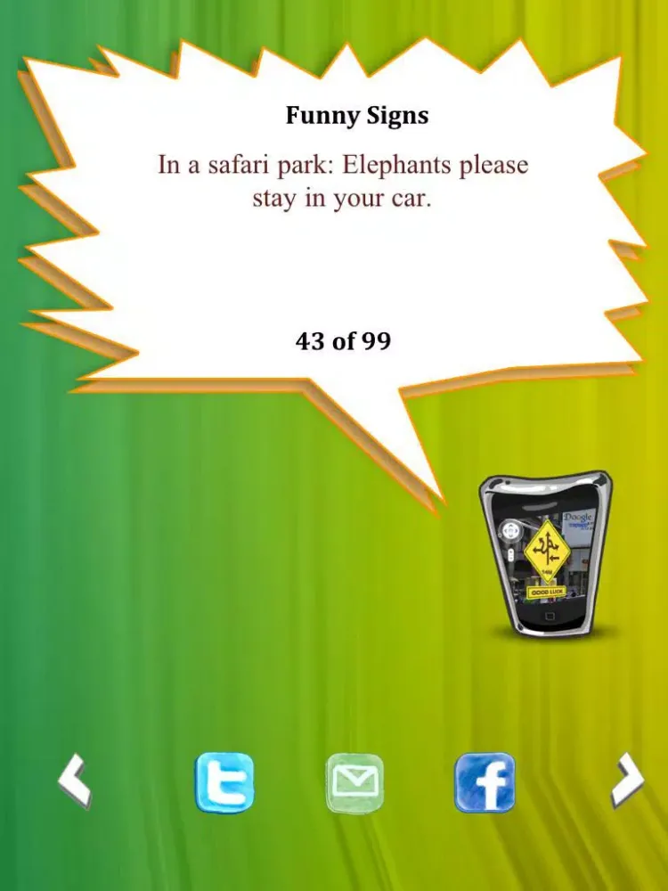 Funny Signs iPad  স্ক্রিনশট