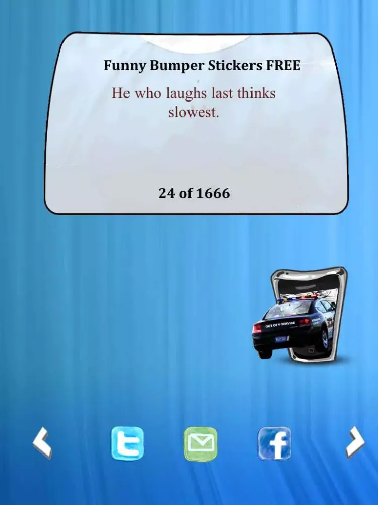 Funny Bumper Stickers FREE iPad  Ekran Görüntüleri