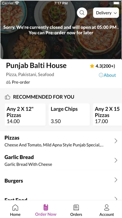 Capturas de tela do Punjab Balti House