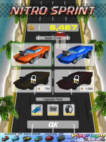 Nitro Sprint iPad  Ekran Görüntüleri