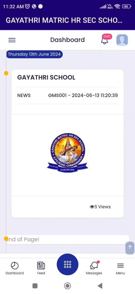 Tangkapan layar GAYATHRI MATRIC HR SEC SCHOOL