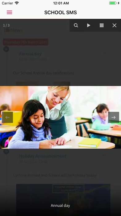 SCHOOL SMS APP スクリーンショット