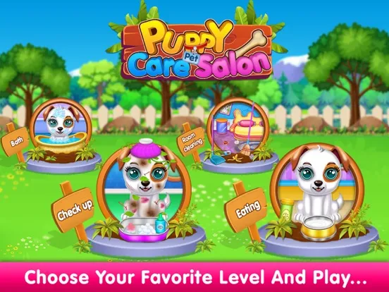 Cute Puppy Pet Care Game iPad 应用截图