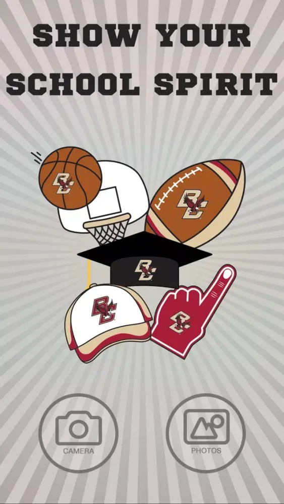 Boston College Eagles PLUS Selfie Stickers应用截图