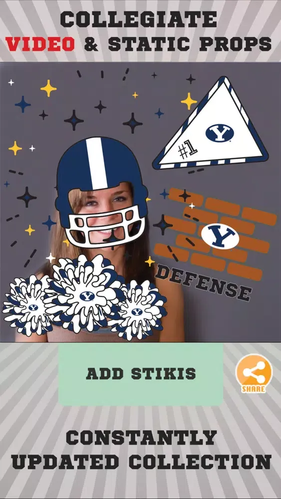Скриншоты BYU Cougars Animated Stickers