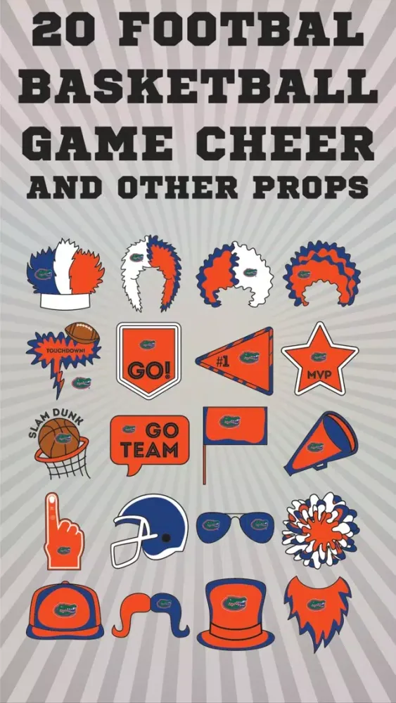 تصاویر Florida Gators Selfie Stickers