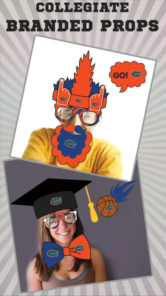 Florida Gators PLUS Selfie Stickers应用截图