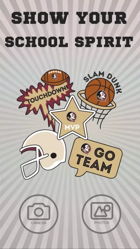 Florida State Seminoles Selfie Stickers Screenshots