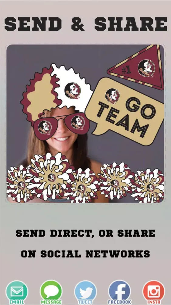 Florida State Seminoles Selfie Stickers Screenshots