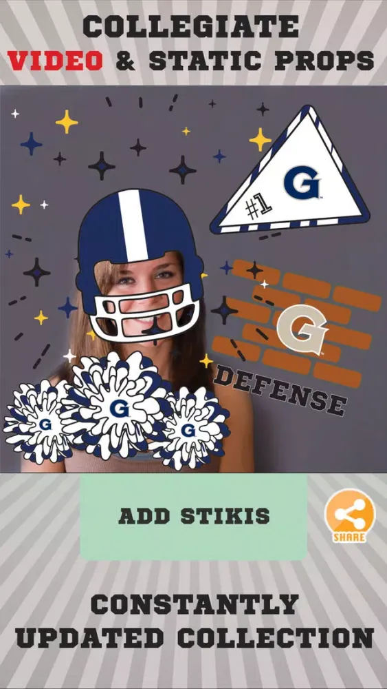 Скриншоты Hoyas Animated Selfie Stickers