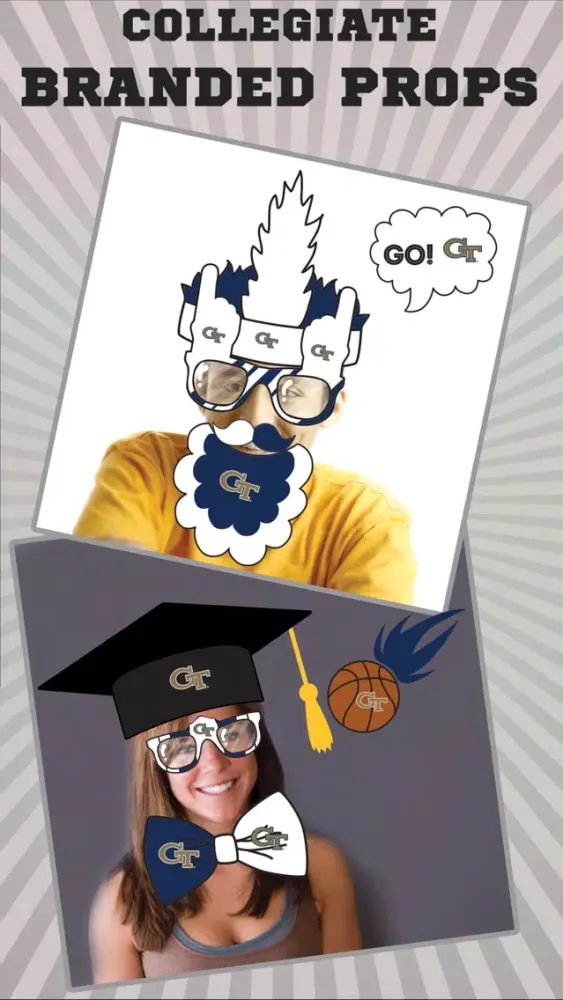 Georgia Tech Yellow Jackets PLUS Selfie Stickers Ekran Görüntüleri