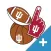 Indiana Hoosiers PLUS Selfie Stickers