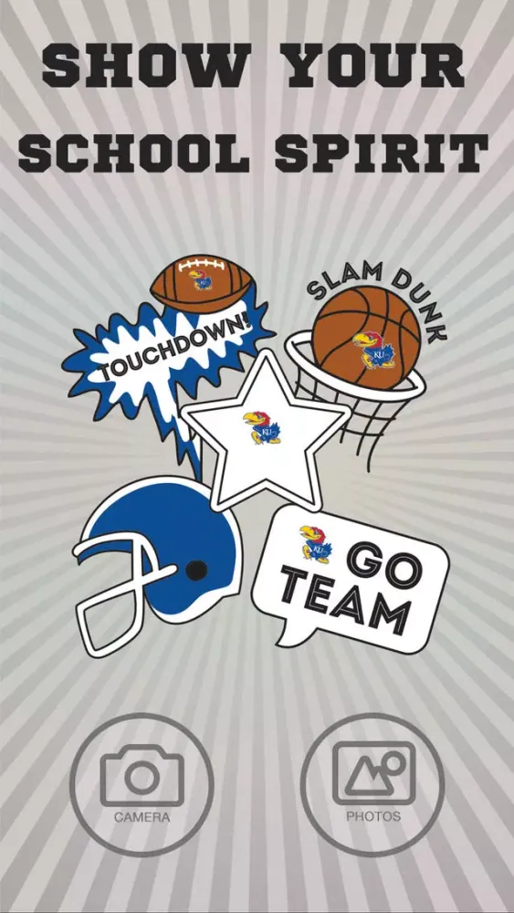 Kansas JayHawks Selfie Stickers Ekran Görüntüleri