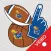 Kansas JayHawks Animated Selfie Stickers