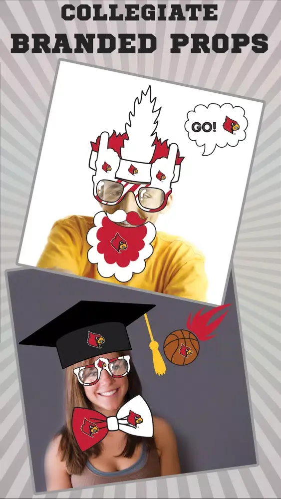 Скриншоты Louisville Cardinals PLUS Selfie Stickers