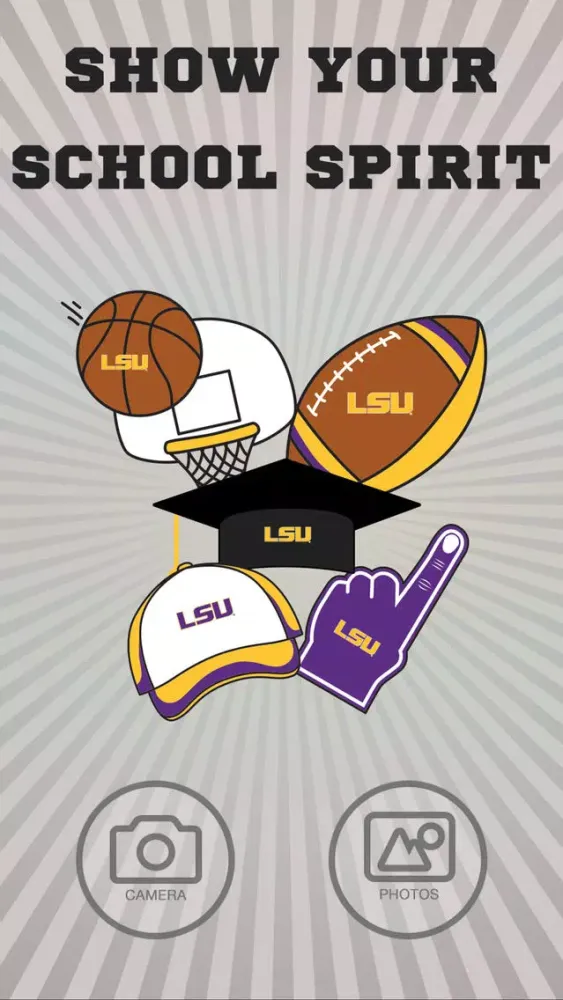 Capturas de pantalla de LSU Tigers PLUS Selfie Stickers