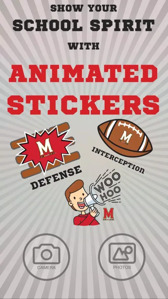 صور Maryland Terrapins Animated Selfie Stickers