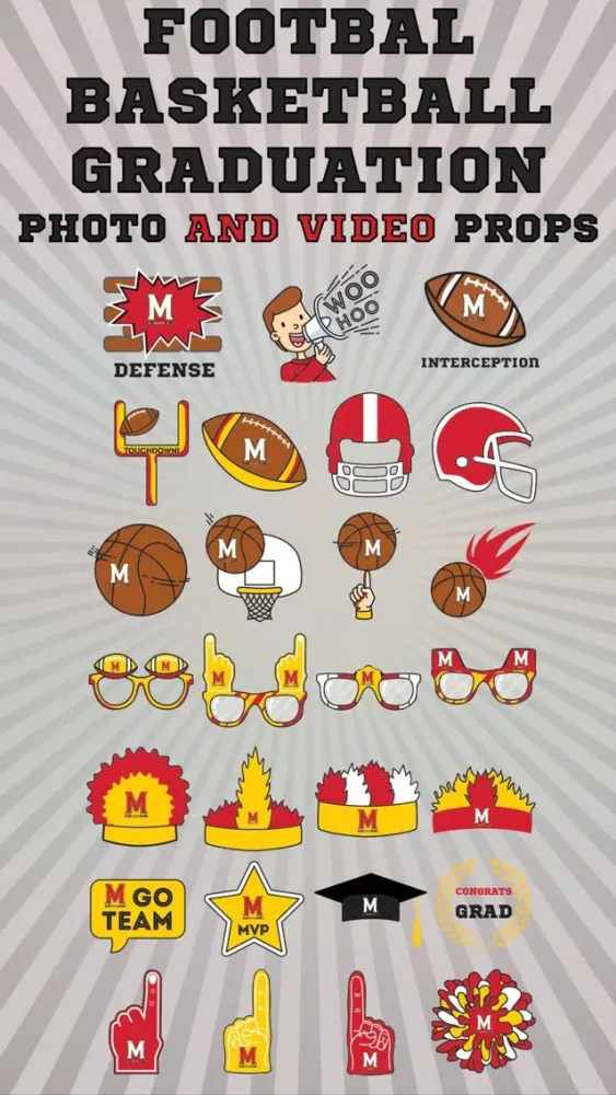 صور Maryland Terrapins Animated Selfie Stickers
