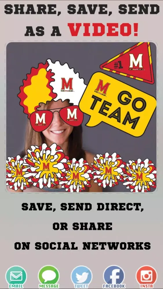 صور Maryland Terrapins Animated Selfie Stickers