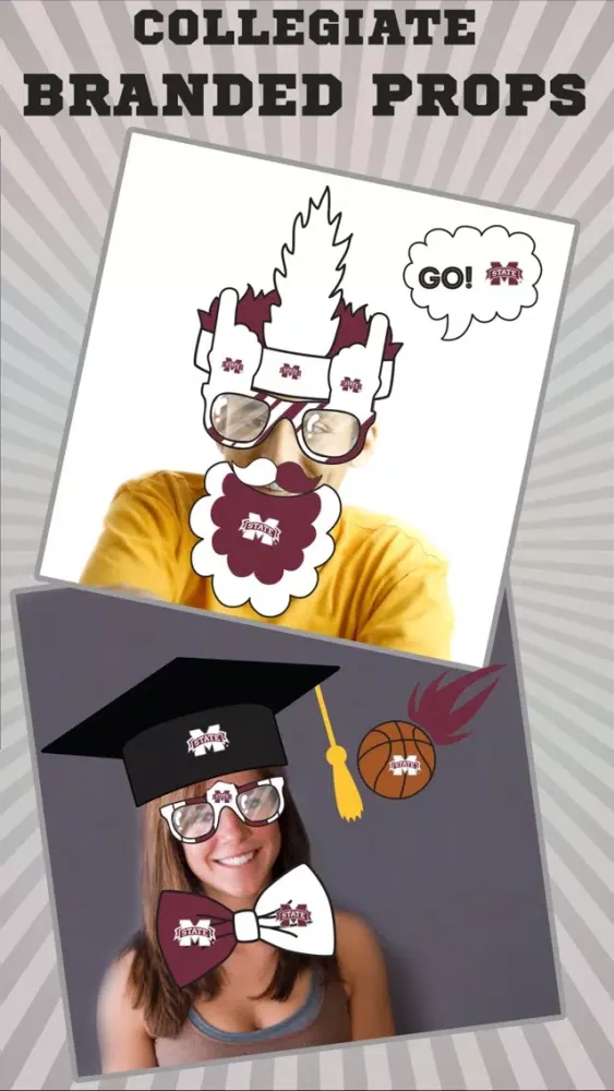 Mississippi St Bulldogs PLUS Selfie Stickers應用截圖