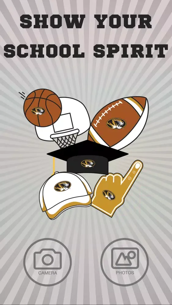Missouri Tigers PLUS Selfie Stickers应用截图