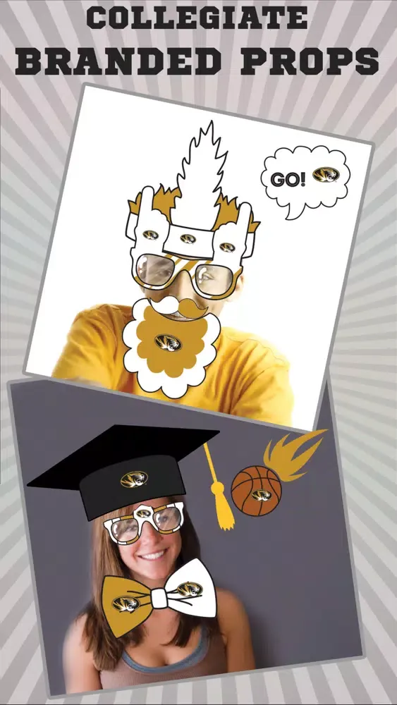 Missouri Tigers PLUS Selfie Stickers应用截图