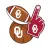 Oklahoma Sooners Selfie Stickers