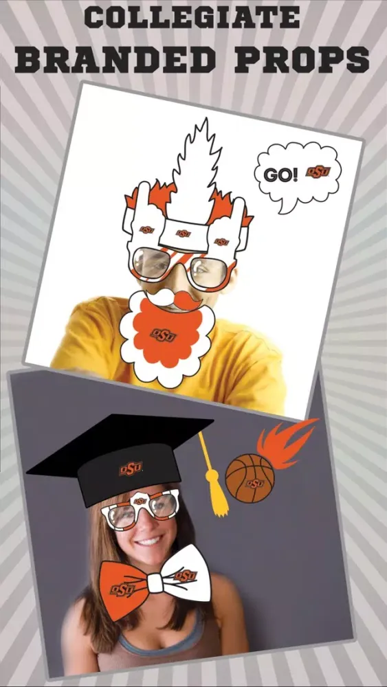 Oklahoma State Cowboys PLUS Selfie Stickers应用截图