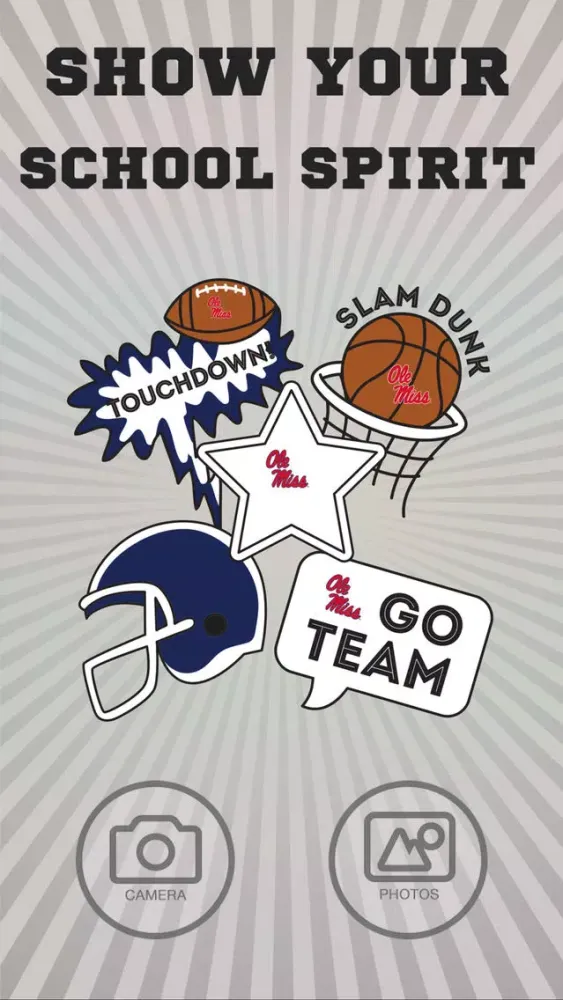 Ole Miss Rebels Selfie Stickers Screenshots