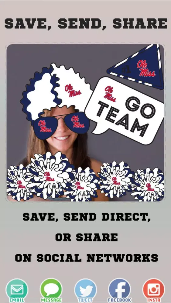 Ole Miss Rebels PLUS Selfie Stickers Screenshots