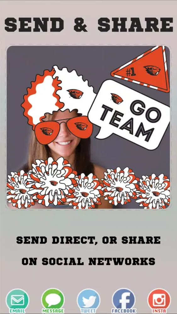 صور Oregon State Beavers Selfie Stickers
